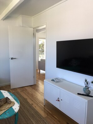 Smart TV, video games, DVD player, books