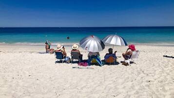 Beach nearby, beach towels