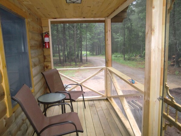 Terrace/patio - Acadia Explorer Cabin 2 (Southwest harbor)
