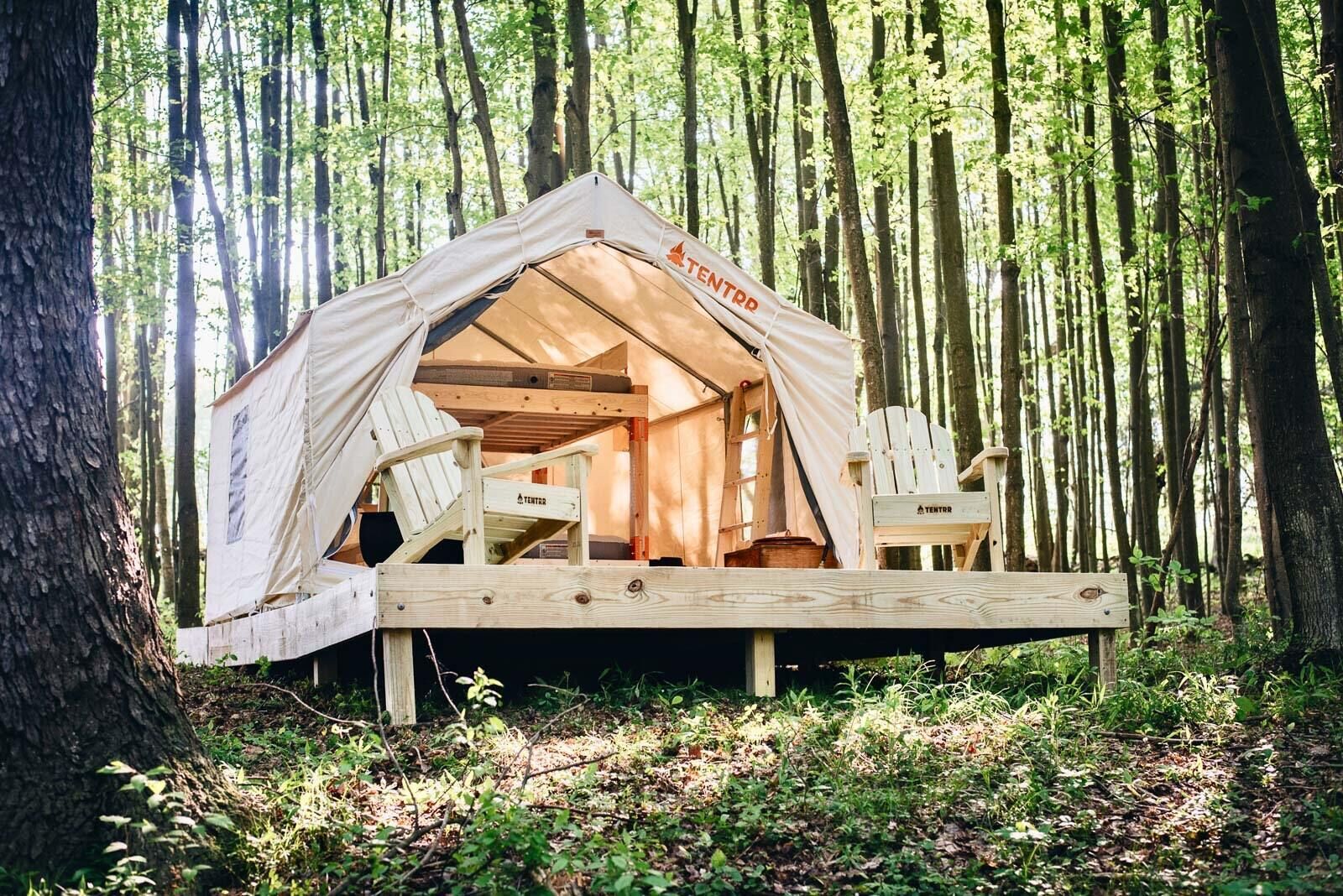 Tentrr Signature Site - Hollow Tree Camp - Coleman Outfitted Site