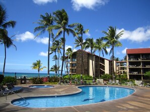 Outdoor pool, a heated pool - Spectacular Epic Views from Your Oceanfront Lanai— No Resort Fee! (Lahaina)