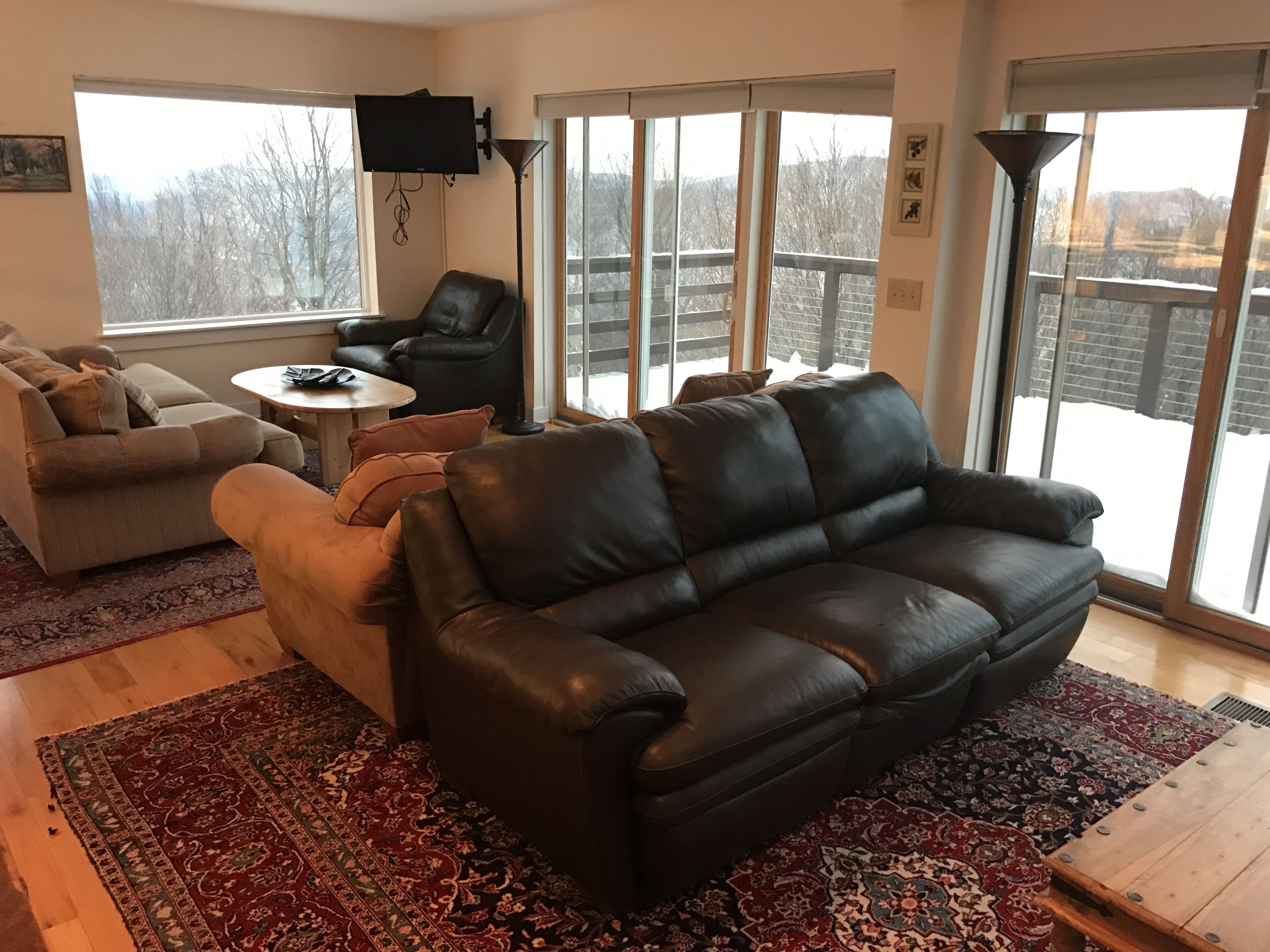 Top of Hadley Peak, panoramic views, 4,500 sq. ft house