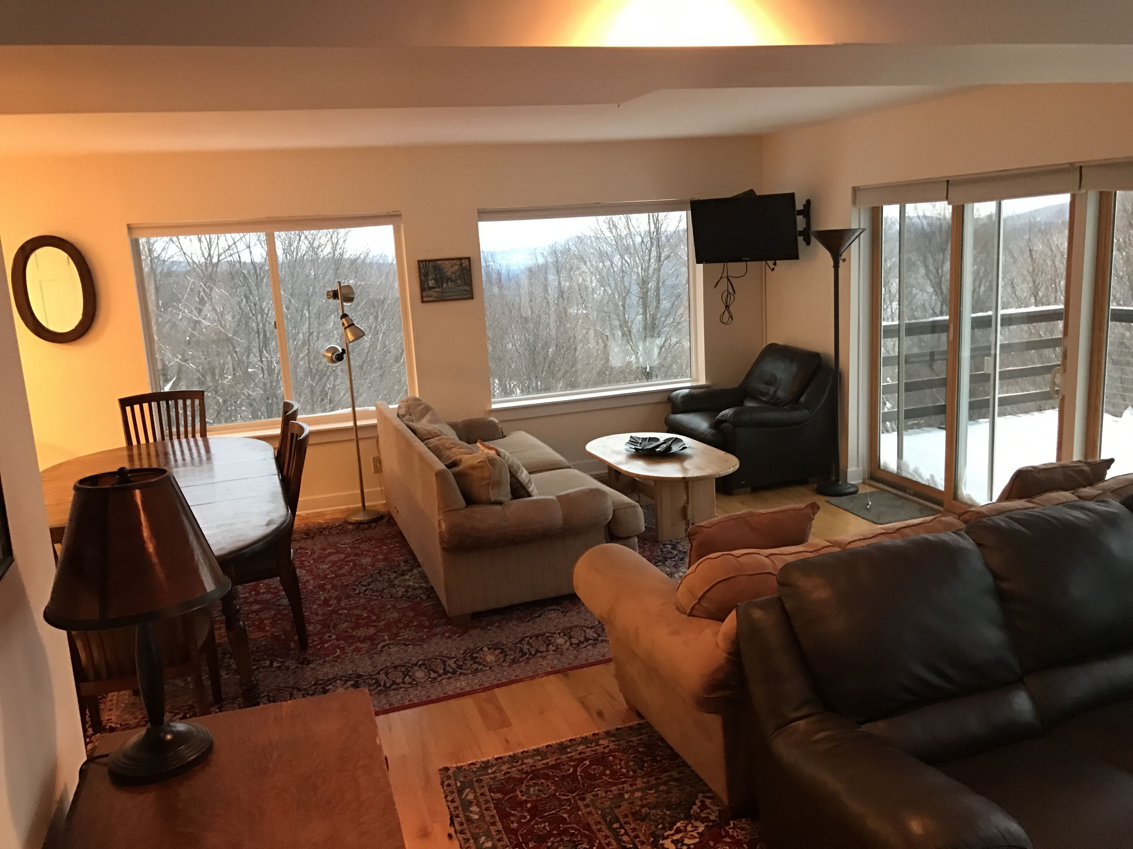 Top of Hadley Peak, panoramic views, 4,500 sq. ft house