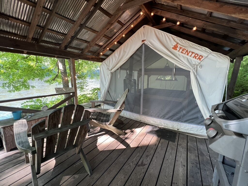 Tentrr Signature Site - River's Edge Sunrise