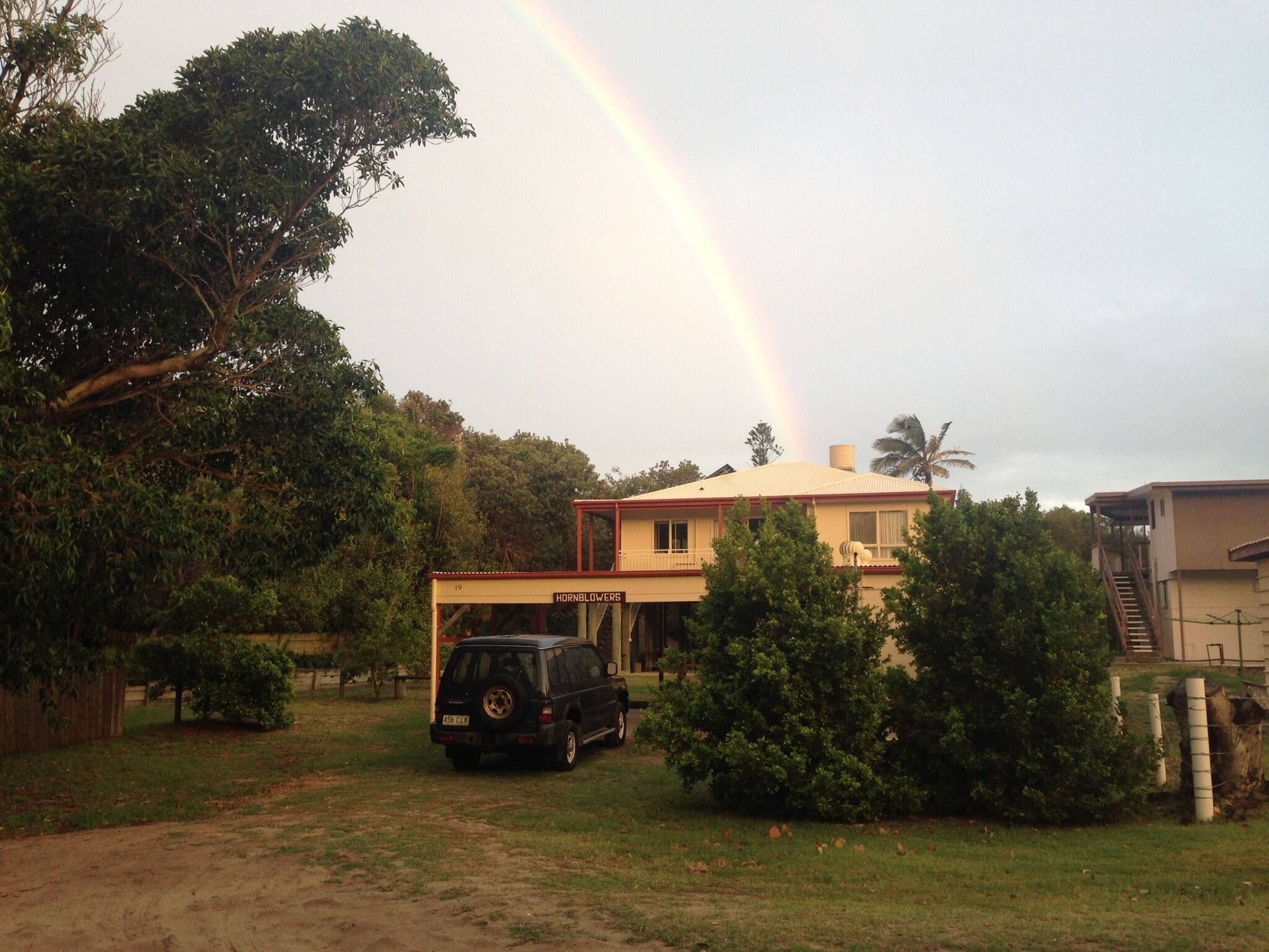 Hornblowers at the end of the rainbow.
