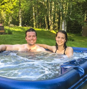 Idromassaggio all'aperto