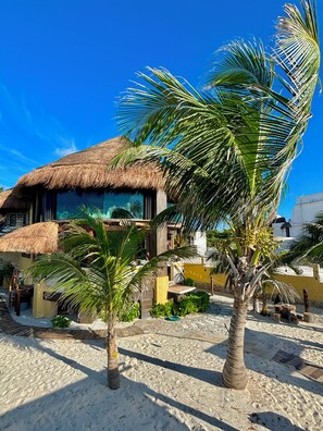 Property grounds - Stunning 3-Bedroom Beachfront Apartment with pool, Chef, Staff & Internet (playa del carmen)