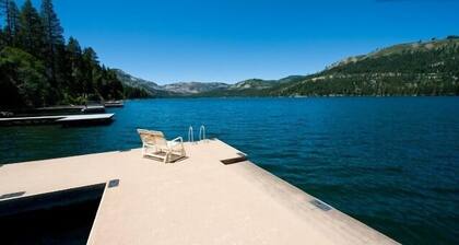 Quiet Lakefront Home Donner Lake w/ Large Private Dock!
