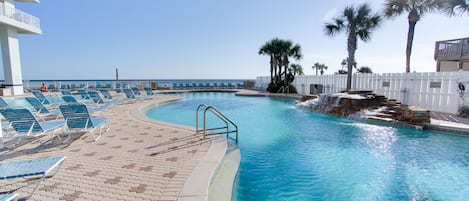 Indoor pool, outdoor pool