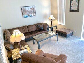 Smart TV, DVD player, books