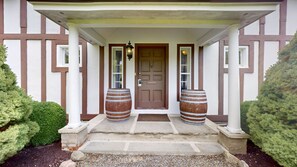 Exterior detail - Rent an entire lake-view estate in the heart of wine country!   (Hammondsport)
