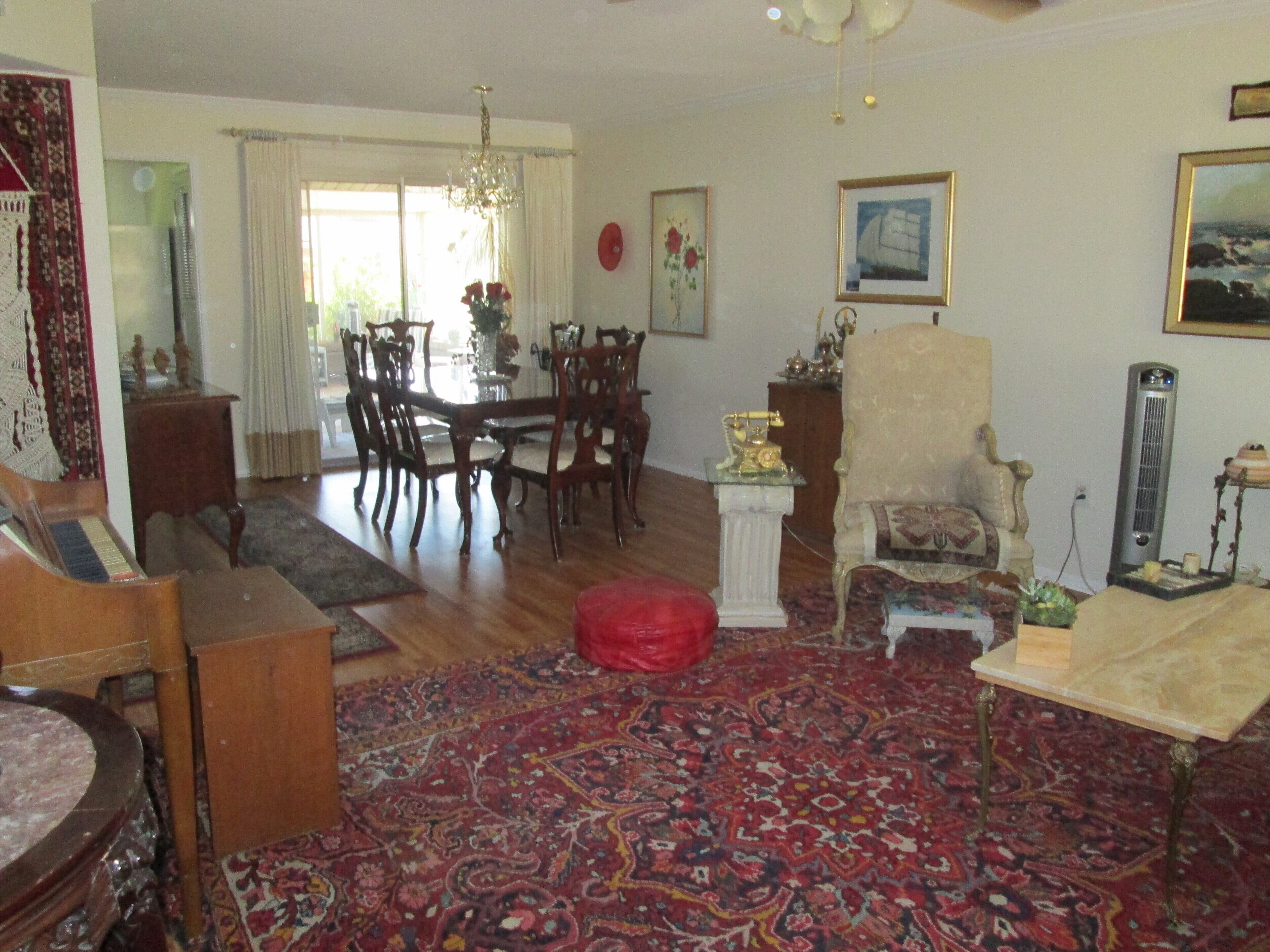 Newly renovated with large screen room
