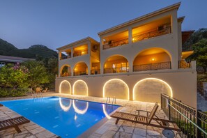 Pool - Villa Christina Nissaki Сorfu,A/C WI-FI, Close to the Beach&Private pool (Nissaki)