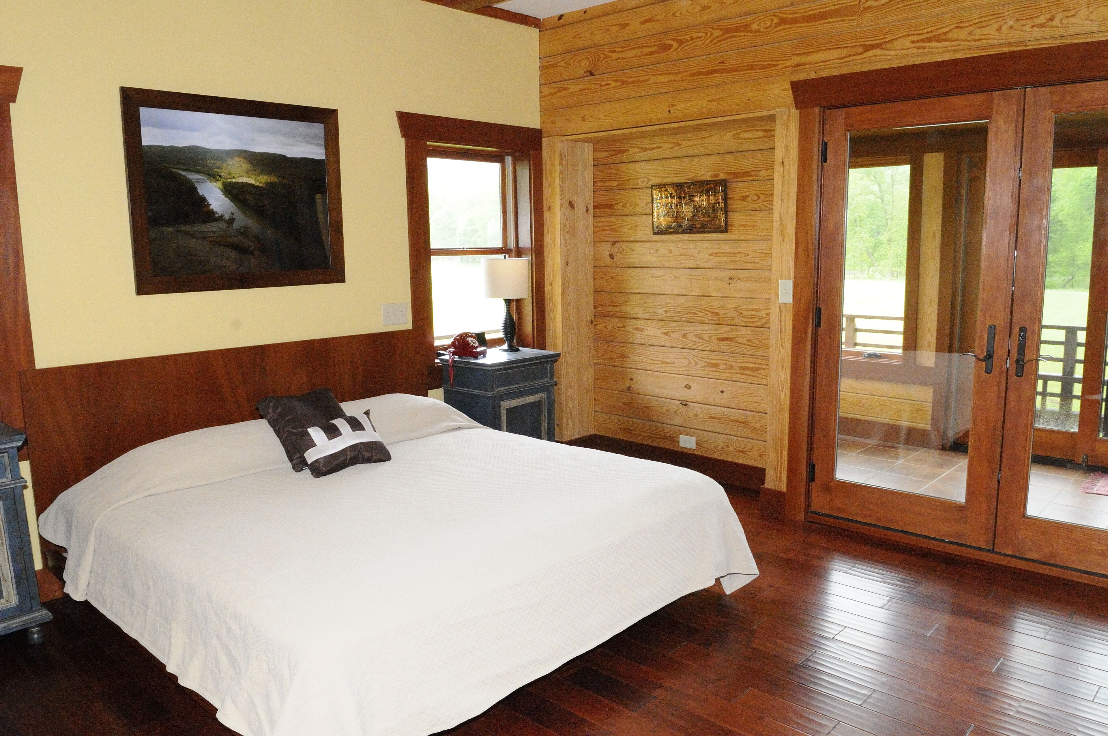 Delaware River Valley Waterfront Timberframe private mile shoreline on 154 acres