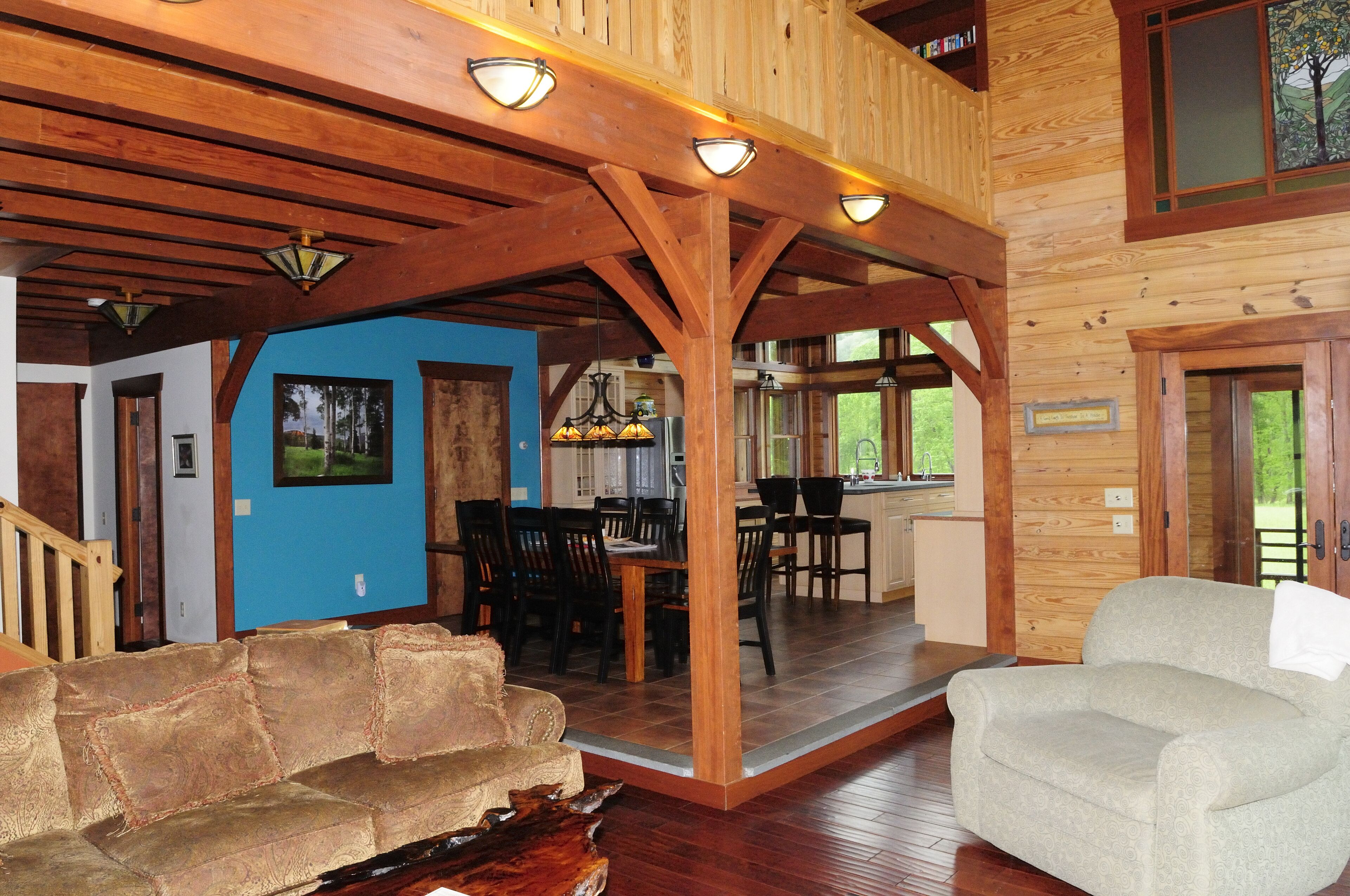 Delaware River Valley Waterfront Timberframe private mile shoreline on 154 acres