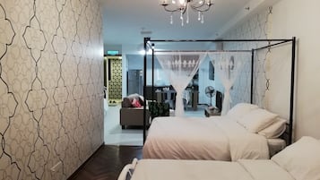 1 bilik tidur, seterika/papan seterika, Internet, cadar katil
