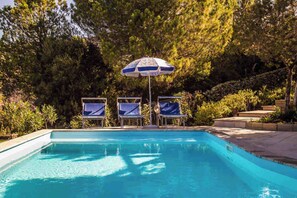 Pool - Lovely Villa, Panoramic View, Garden, Swimming Pool, Near The Sea  (Quartu sant'elena)