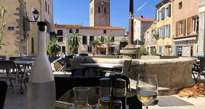 Villa élégante, piscine privée de 13m, jardin tranquille, proche des commodités du village