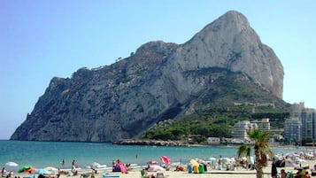 Vlak bij het strand