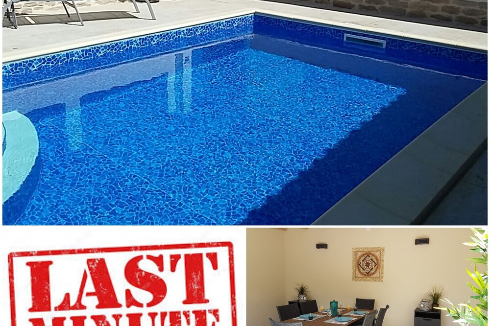 Casa de vacaciones de lujo con piscina privada cerca de las playas, wifi gratuito