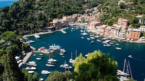 Portofino harbour from Castello Brown 1,5 km far from the villa