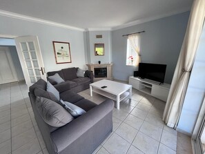 Fernseher, Kamin