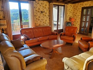 Fernseher, Kamin, Bücher