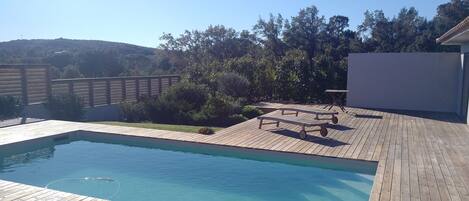Una piscina riscaldata