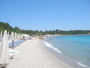Playa en los alrededores y toallas de playa 