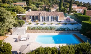 A heated pool - Delightful Villa, St Tropez Bay View, Heated Pool  (roquebrune sur argens)