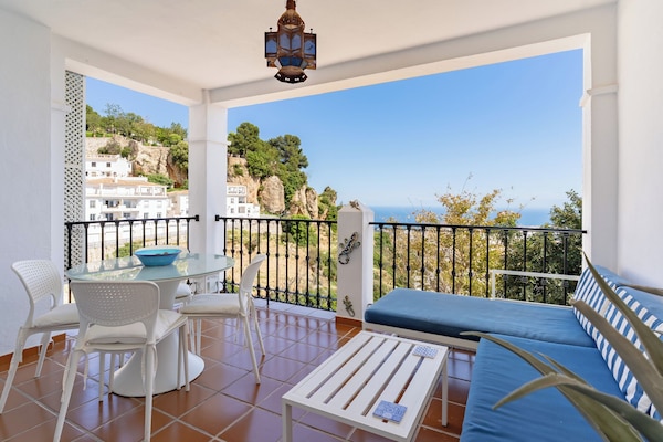 Sea and Mountain Views from the private terrace