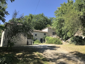 Approach from drive