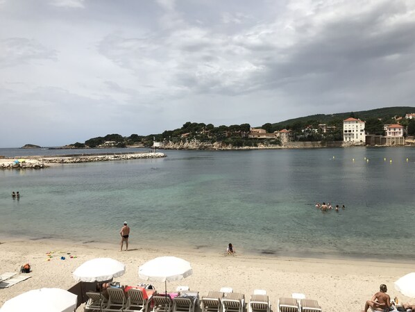 On the beach