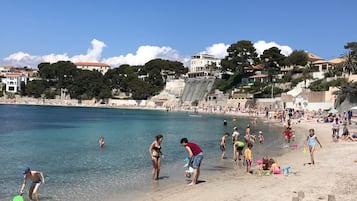On the beach