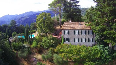 Typical Tuscan villa with outstanding views sleeps 8 private pool 12 x 6 m.