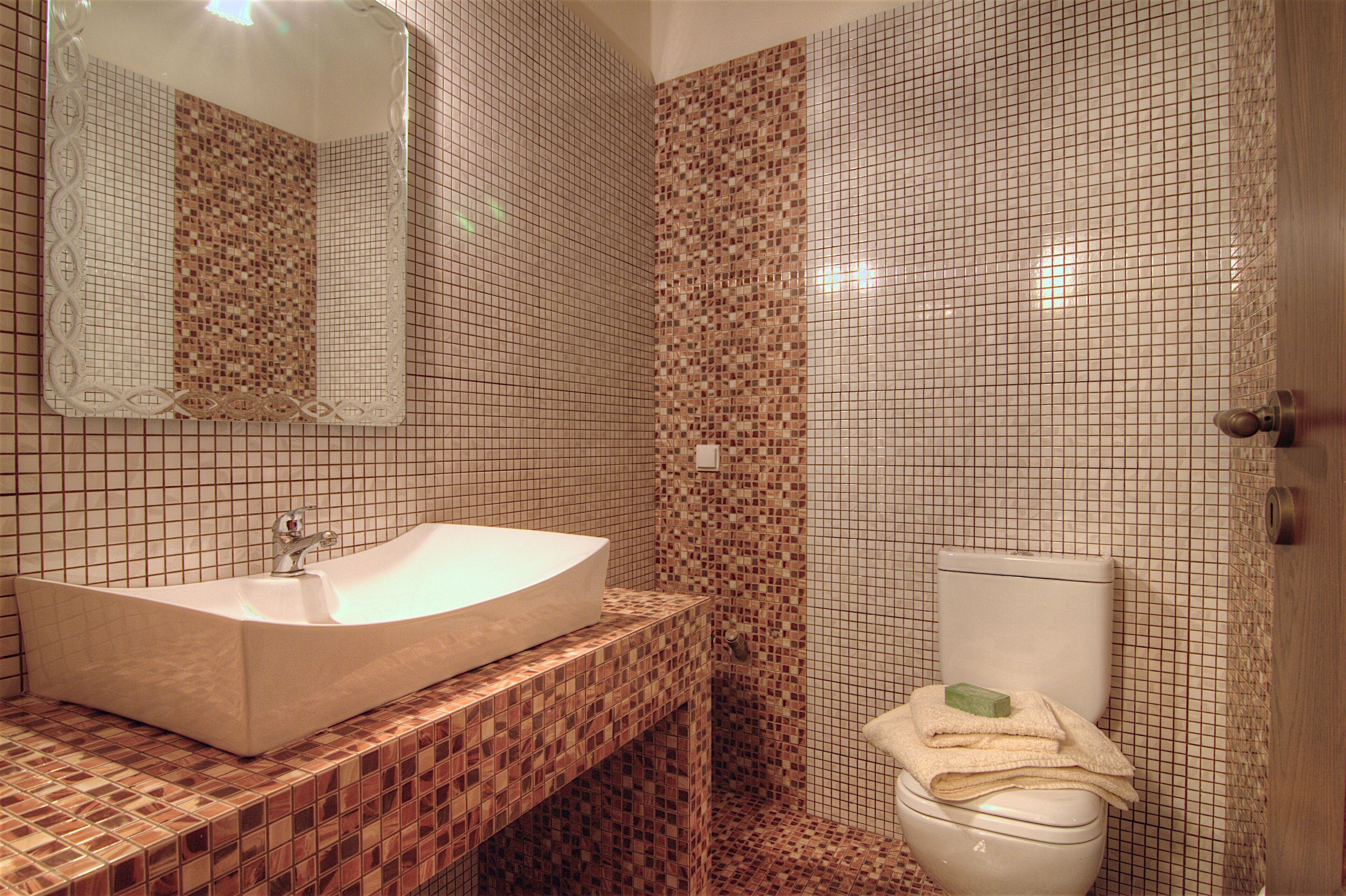 Un baño con una bañera grande, un inodoro y una zona de ducha.