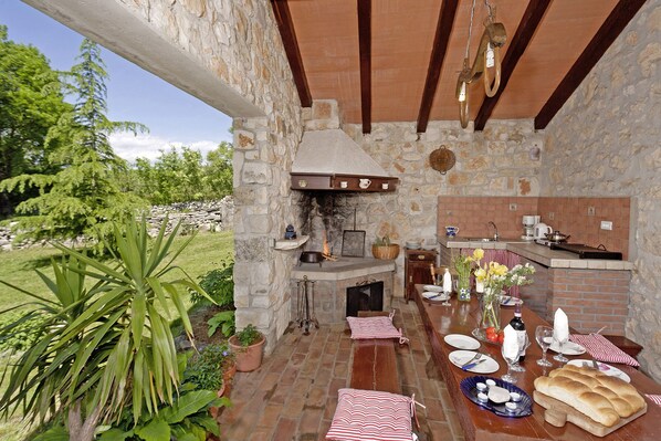 Restauration en plein air