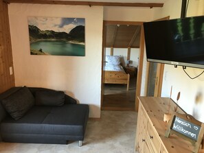 2 chambres, lit de bébé portatif, accès au Wi-Fi (inclus)