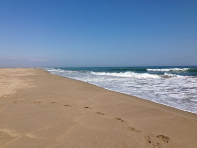 Beautiful vacation home with terrace, sea, beach and pool views