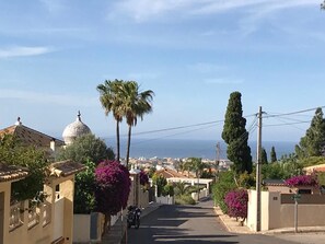 Blick von der Unterkunft