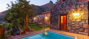 Ferienhaus Casa Tamadaba, privater Pool, strandnah, wandern im Naturpark, AGAETE