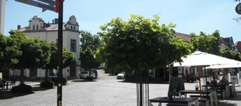 center. App.(35sqm) in d. Old town / outdoor terrace, car + bicycle parking space