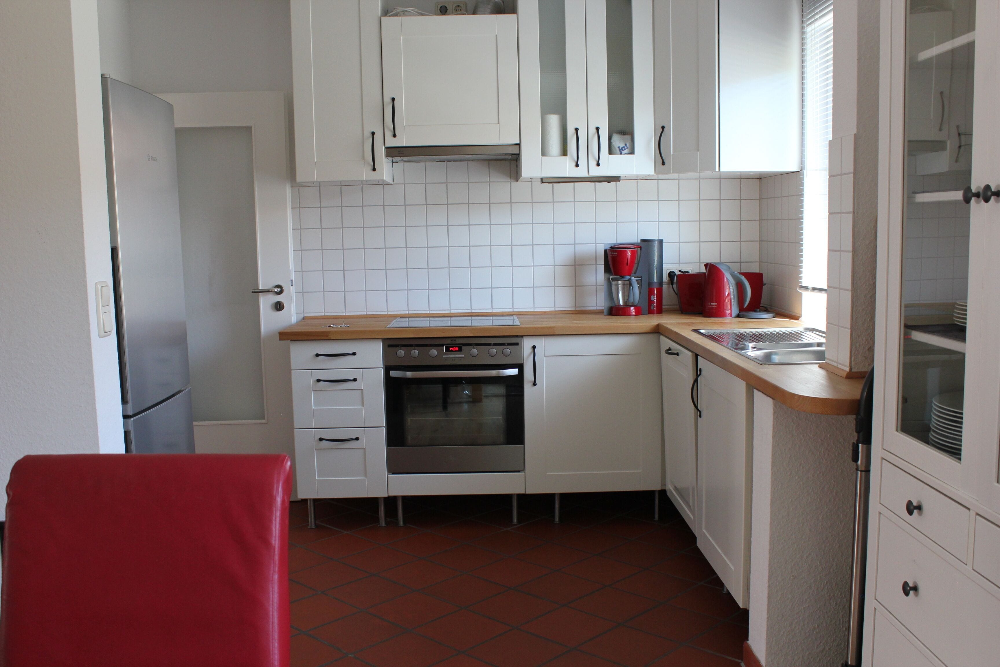 Kühlschrank, Ofen, Herdplatte, Geschirrspüler