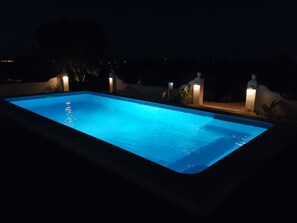 Outdoor pool - CASA GALERIA, fantastic vacation home in a nature reserve near the beach with pool (Lagoa)