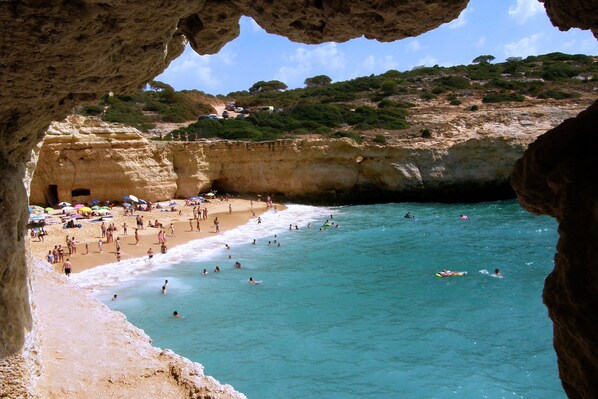 Beach nearby, sun-loungers