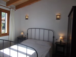 2 bedrooms, iron/ironing board, travel crib, WiFi