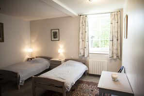 3 bedrooms, iron/ironing board, travel cot, WiFi