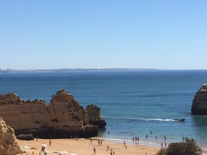 Sun-loungers, beach towels