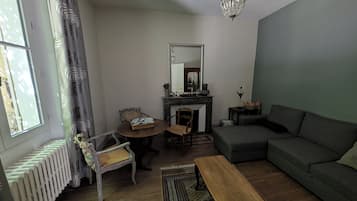 TV connectée, cheminée