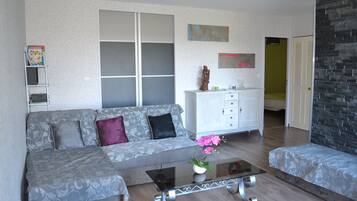 TV, video games, DVD player, foosball